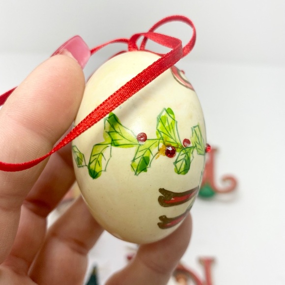 Vintage Lot Plastic, Ceramic Christmas Ornaments - Picture 10 of 12